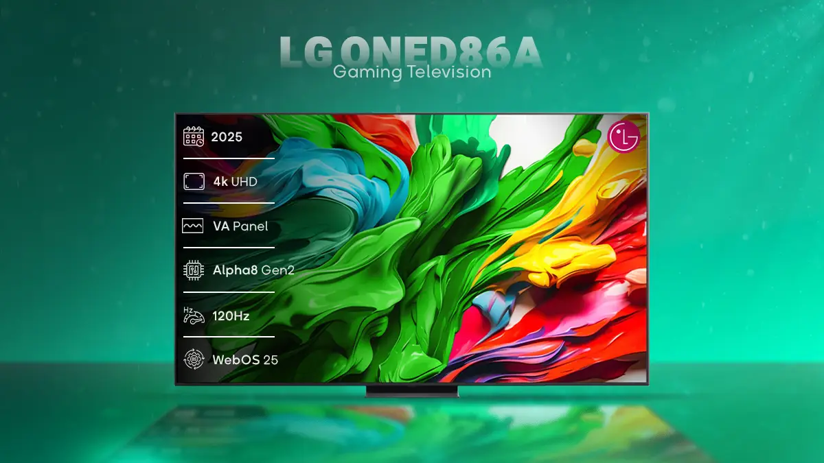 تلویزیون 65 اینچ ال جی QNED مدل 65QNED86A مونتاژ مصر